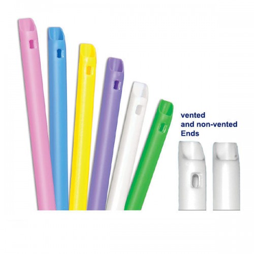 Disposable HVE Hi-Vac vented non-vented S cut Oral Evacuators (1 box)