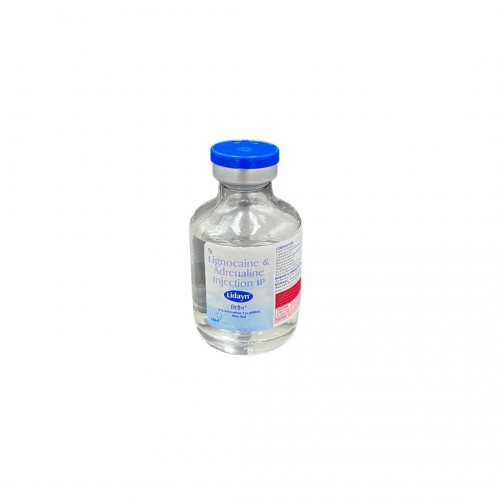 Lidayn Lignocaine HCI 2% Adrenaline Local Anesthetic Injection 1:200000 30mL Vial