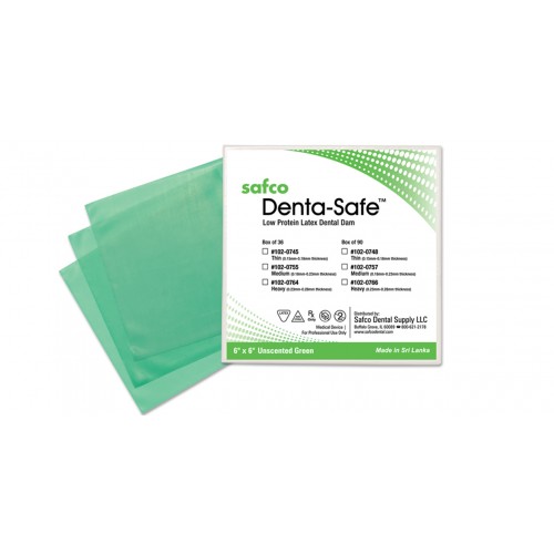 Safco denta-safe latex dental dam