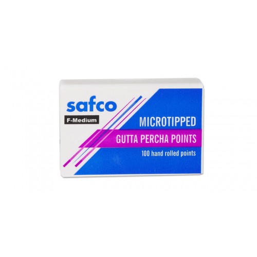 Safco microtipped gutta percha 100/pkg