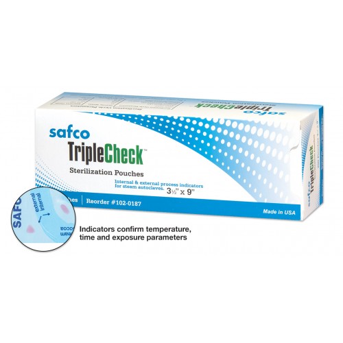 Triplecheck pouches 5-1/4 x 10 200/box