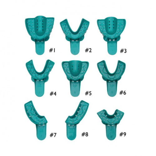 Vista Plastic Impression Tray #4 Med/Lower 12/Pk