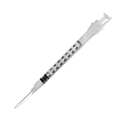 Tuberculin Syringe/Needle 1cc 25ga 1000/Cs