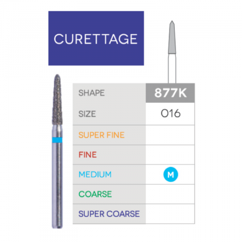 Sabur Gingival Curetage Diamond 877K-016M 10/Pk