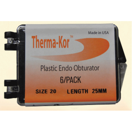 Therma-Kor Plastic Obturator 25mm 6/Pk #35