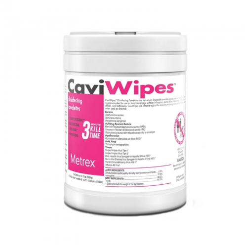 CaviWipes Towelettes Disinfect Large 160/Cn - CASE PACK OF 12 CANS