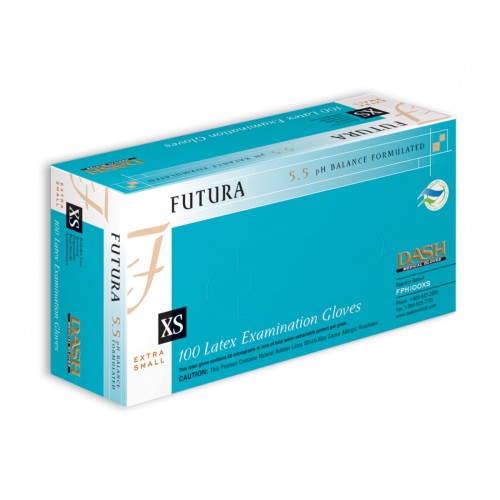 Futura PH Balanced Latex Exam Gloves (Case)