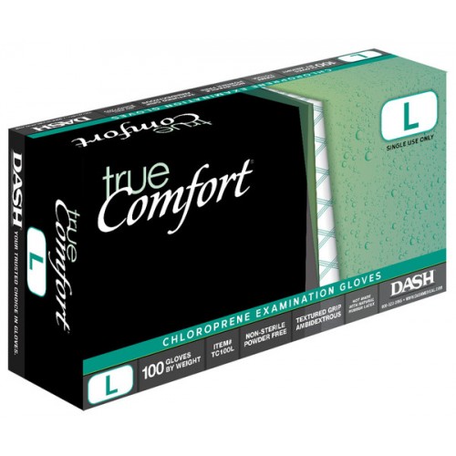 True Comfort® Chloroprene Exam Gloves (Case of 10 boxes)