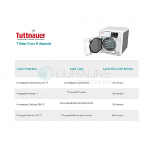 Tuttnauer T-Edge Class B Software Upgrade