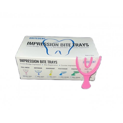 BRITEDENT Full Arch Impression Bite Trays 30/Pk