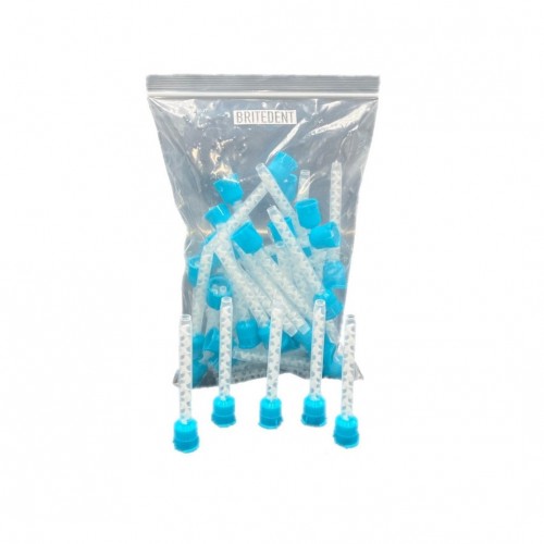 BRITEDENT Mixing Tips HP Green/Teal Large 6.5mm 48/Pk