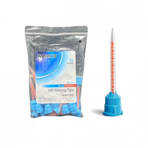 MARK3 HP Mixing Tips Blue/Orange C&B 10:1/4:1 25/Pk