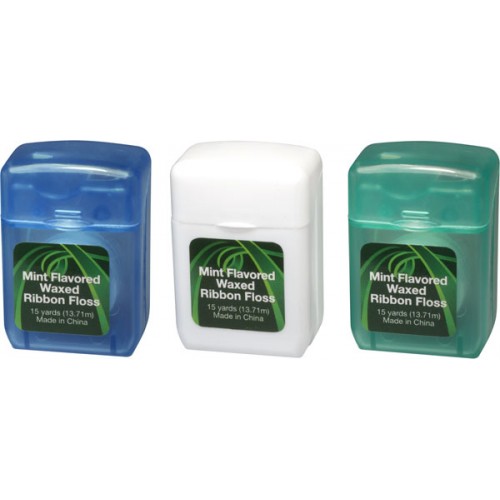 Mint Flavored Ribbon Floss 15-yards (144 ct)