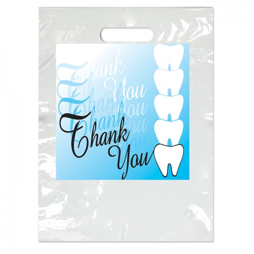 Large Thank You/Teeth Bag - 100/pk