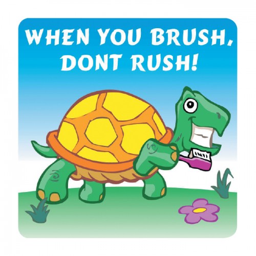 Don't Rush Stickers - 100/roll