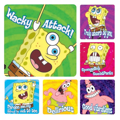 SpongeBob Squarepants Stickers - 100/roll