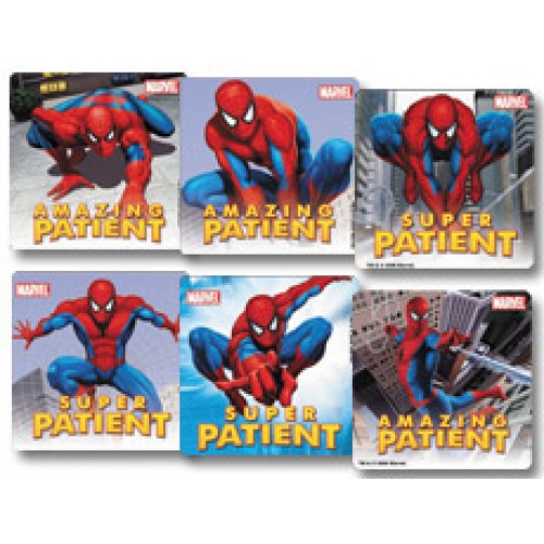 Spiderman Patient Stickers (100 per roll)