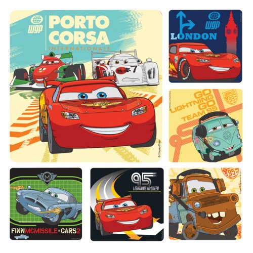 Disney's Cars 2 Stickers - 100/roll