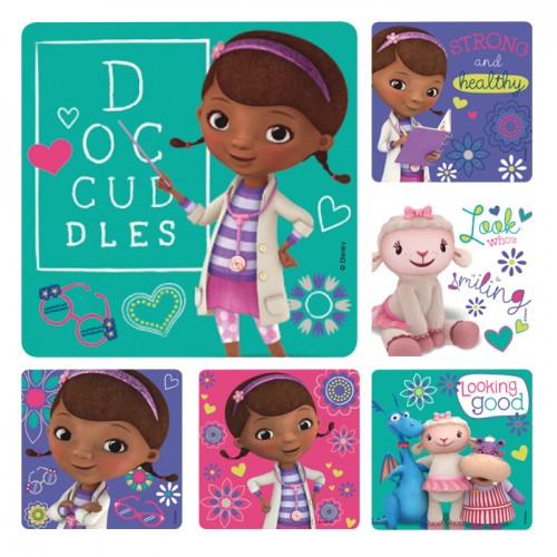 Doc McStuffins Stickers - 100/roll