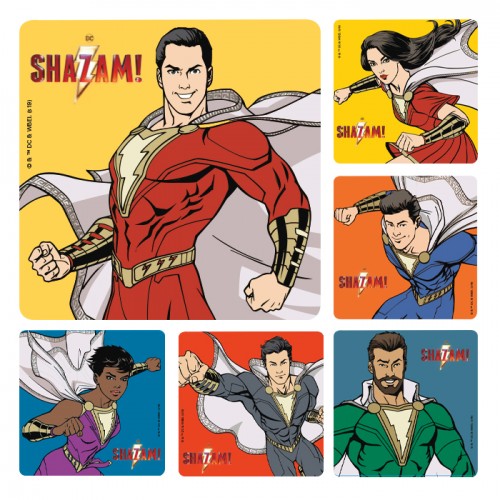 Shazam! Stickers - 100/roll