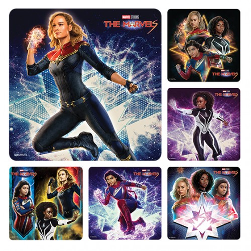 The Marvels Stickers - 100/roll