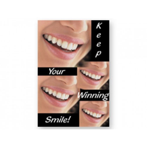 Keep Your Winning Smile Postcard - 4UP (200 per pack)