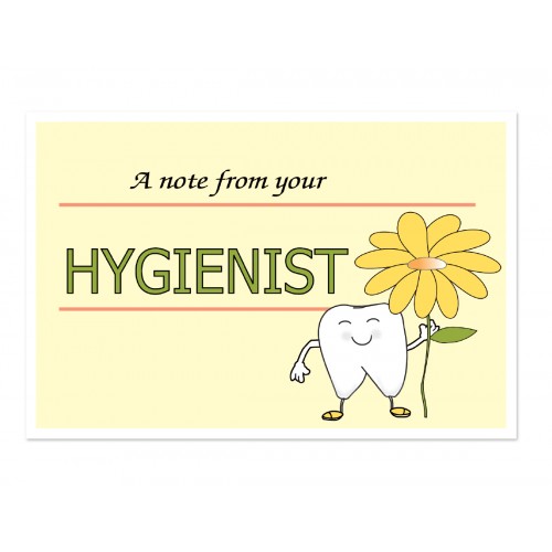 Hygienist Flower Note 4UP (200 per pack)