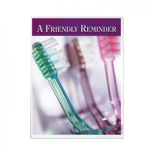 Toothbrushes Postcard - 250/pk