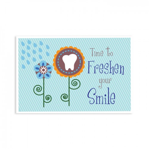 Time To Freshen Your Smile Postcard - 250/pk