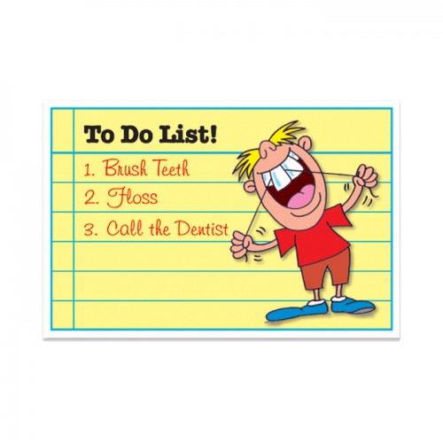 TO DO LIST POSTCARD - 250/pk