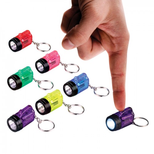 2" Flash Light Key Chain - 24/pk