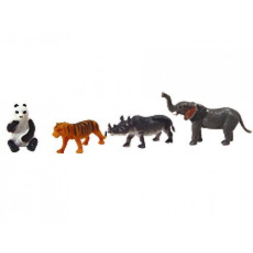 2.5" Stretchy Zoo Animals Assorted (36 per pack)