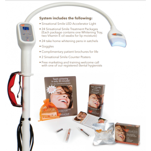 Sinsational Smile Complete in-office Teeth Whitening System, 22% Carbamide Peroxide