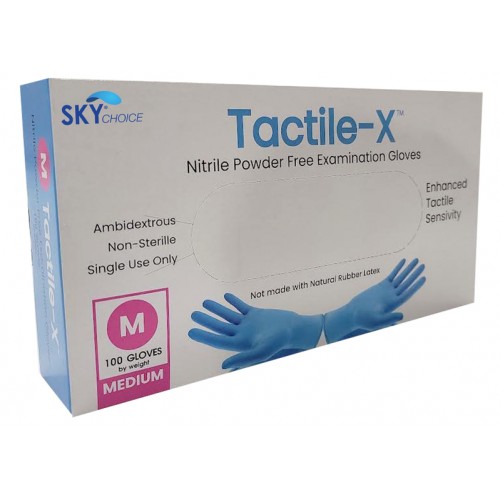 Gloves "Tactile" Nitrile Powder Free (100pk/box)