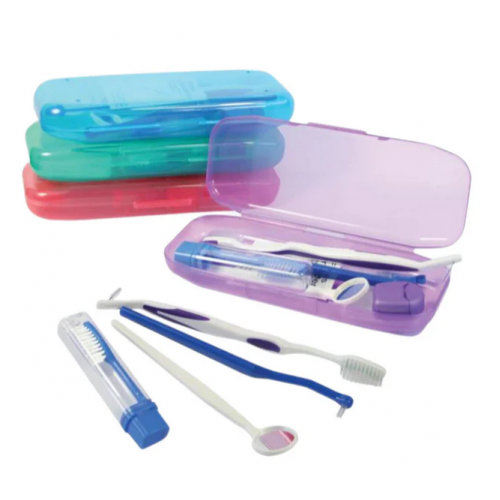 Customizable Ortho Patient Hygiene Kit - Hard Case (Minimum 300 cases)