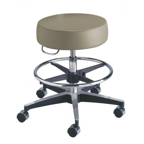 1100 Series Dental Stool - Height Range. 20"-27.5" With Adjustable Footring