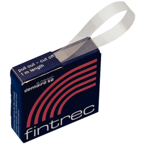 T-Bands Fintrec Transparent Matrix Strip, .002, .05mm, 59′ roll, 1/Pk, M-TP