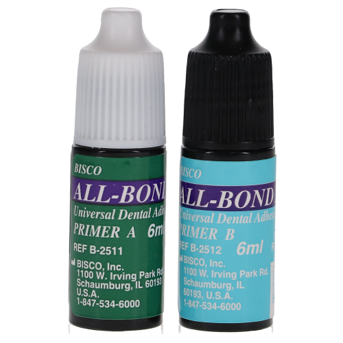 All-Bond 2 Universal Dental Adhesive System, Primers A & B Set, Refill, 6 ml/Bt, 1/Pk, B-2510A