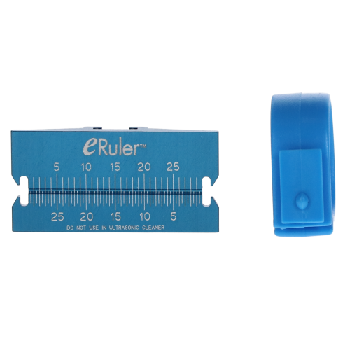 e-Ruler Endodontic File Ruler, with Rubber Stop Locks, 1/Pk, ERUL-S