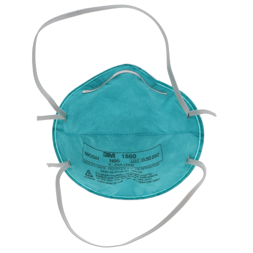 3M Particulate Respirator 1860, N95, 20/Box