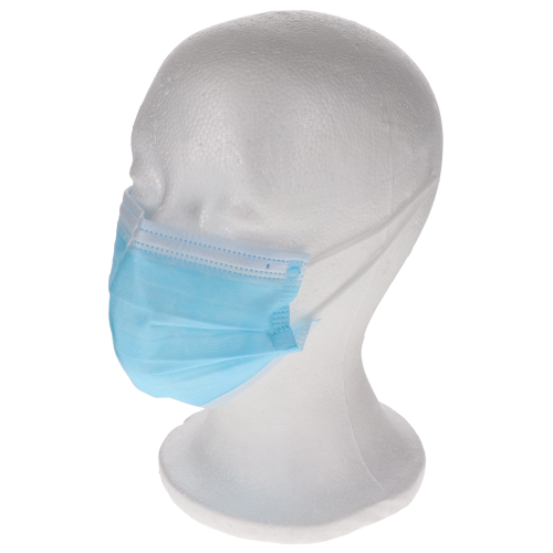 Earloop 3-PLY Masks 50/Bx ASTM Level 3 Blue, 109130