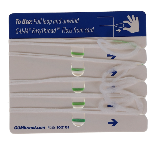 Gum EasyThread Floss, Sample Pack, 100/Pk, 3200D