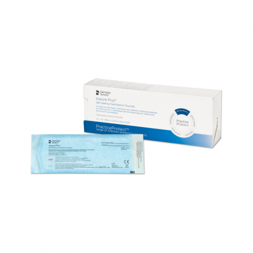 Assure Plus Sterilization Pouches, 2.75" x 10", 200/Pk, 83003