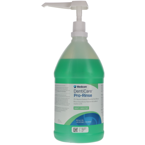 DentiCare, Fluoride Oral Rinse, 2% Neutral Sodium Fluoride, 2 L, Mint, 1/Pk, 10044-M