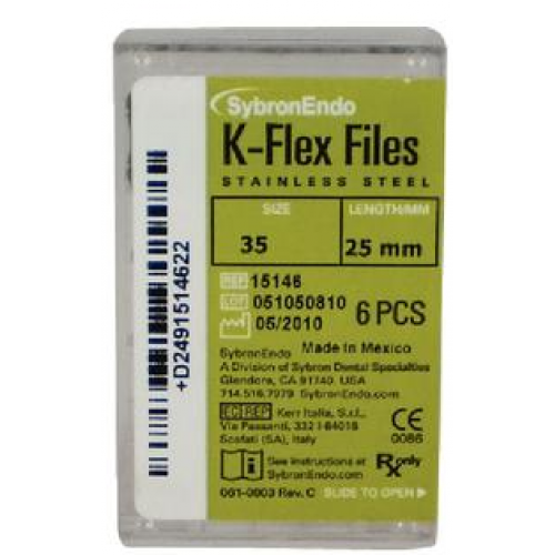 K-Flex Stainless Steel File, 6/Pk