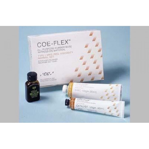 Coe-Flex Polysulfide Impression Material, Standard Package, Medium Body, Regular Type, Fast Set, 131005