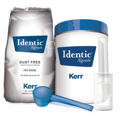 Identic Alginate Impression Material, Dustless, Fast Set, Canister, 1 lb, Cinnamon, 1/Pk, 27456