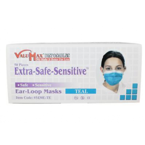 Extra-Safe Sensitive Earloop Mask 50/Box