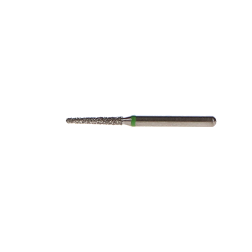 NTI Diamond Burs, FG, Round End Taper, # 856, 1.2 mm, Coarse, Green, 5/Pk, C856-012