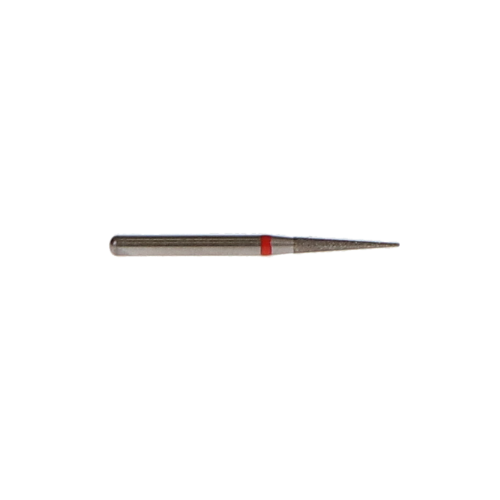 NTI Diamond Burs, FG, Needle, # F858, 1.4 mm, Fine, Red, 5/Pk, F858-014